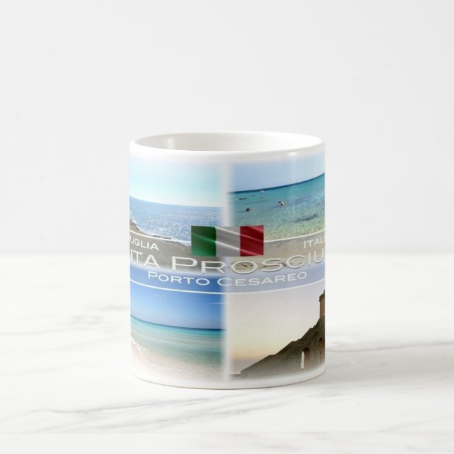 IT Italia - Puglia - Punta Prosciutto - Coffee Mug (Center)