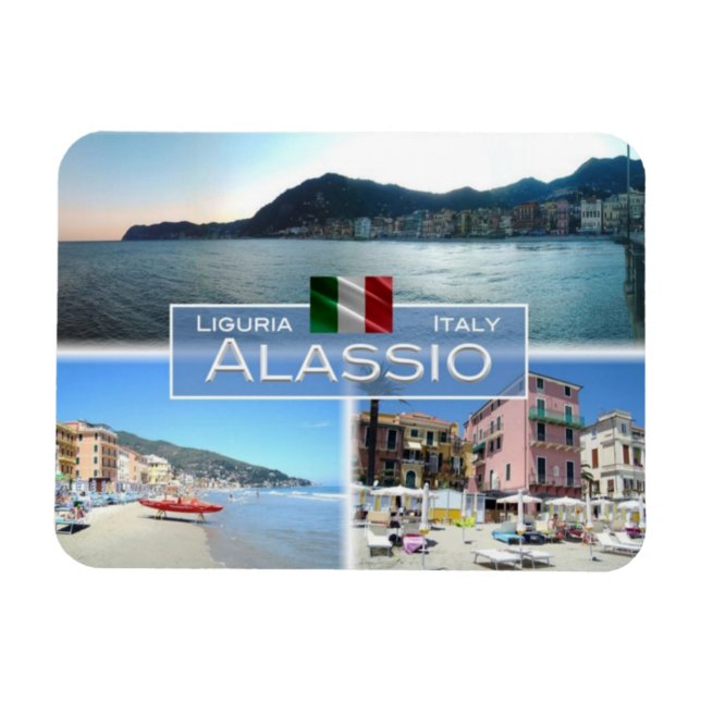IT Italy - Alassio - Magnet (Horizontal)