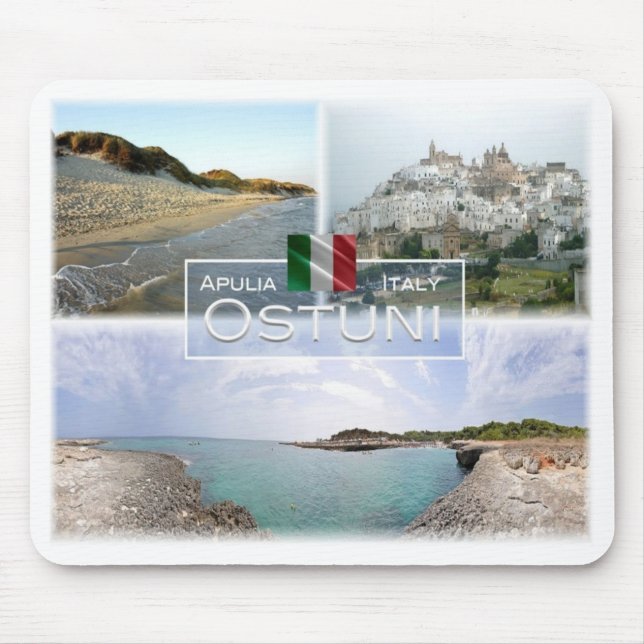 IT Italy - Apulia - Ostuni - Mouse Mat (Front)