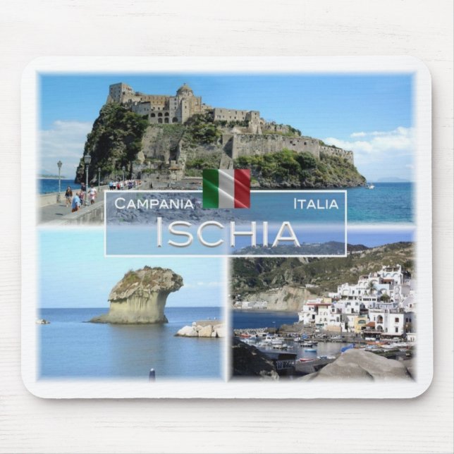 IT Italy - Campania - Isola d'Ischia - Mouse Mat (Front)
