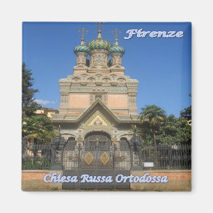IT - Italy - Florence - Russian Orthodox Church Magnet
