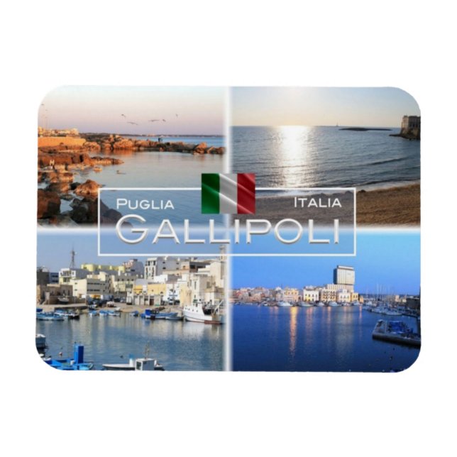 IT Italy - Gallipoli - Salento - Magnet (Horizontal)