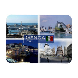 IT Italy - Genoa - Genova - Aquarium - Magnet