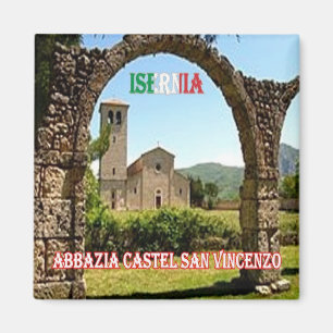 IT - Italy - Isernia Abbey of Castel San Vincenzo Magnet