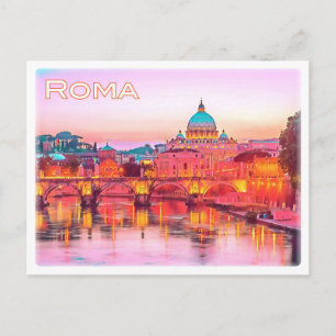 IT Italy - Italia - Roma - Panorama - Postcard