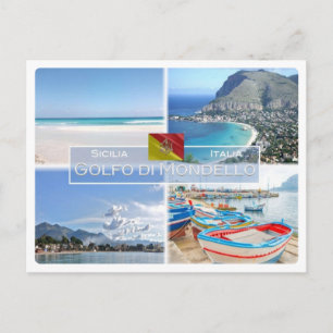 IT Italy -Italia - Sicilia - Golfo di Mondello - Postcard