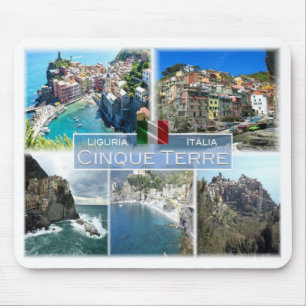 IT Italy - Liguria - Cinque Terre - Corniglia - Mouse Mat
