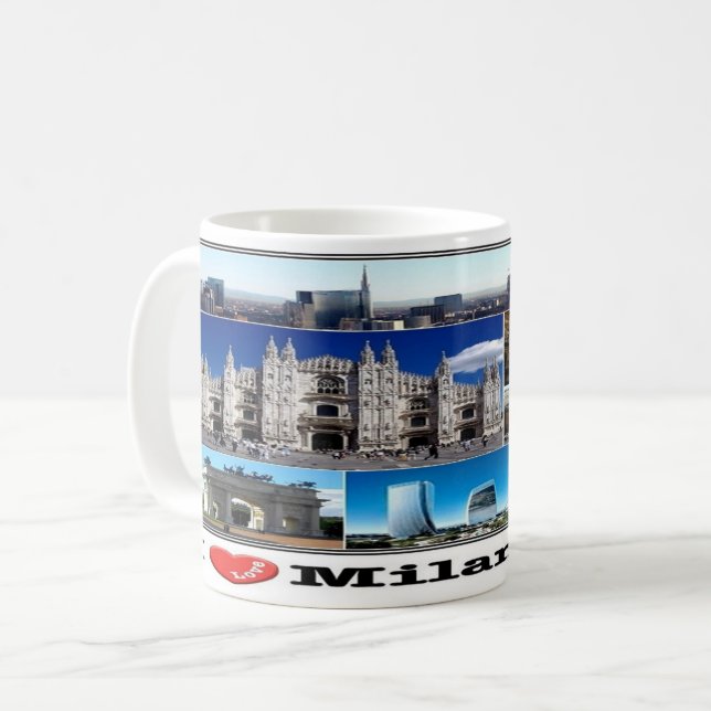 IT Italy - Milan Milano - Coffee Mug (Front Left)