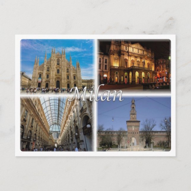 IT Italy - Milan Milano - Lombardy - Postcard (Front)