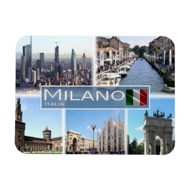 IT Italy - Milano - Magnet (Horizontal)
