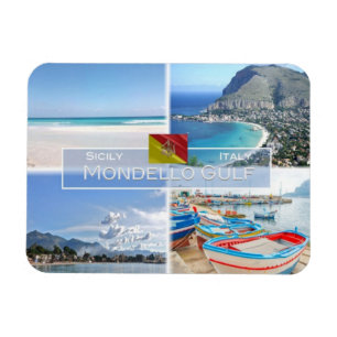 IT Italy -  Mondello Gulf - Magnet