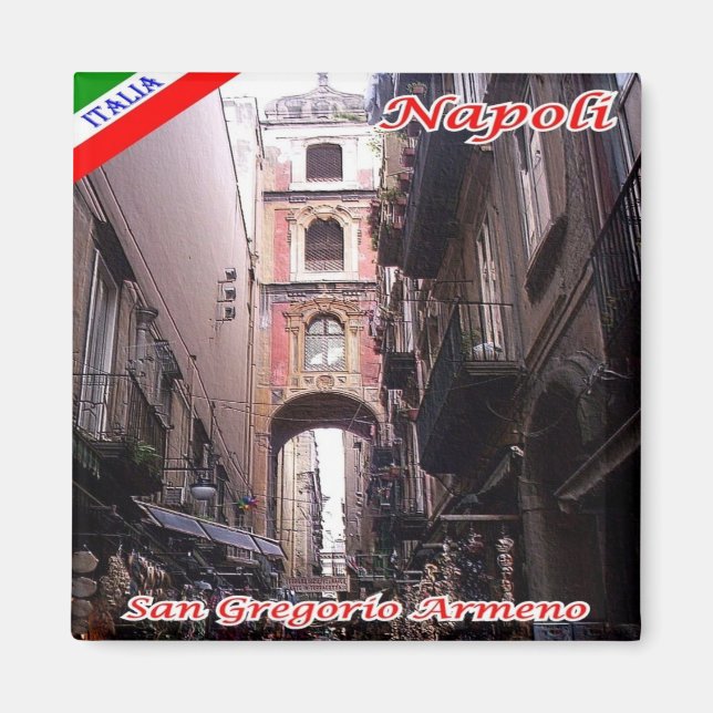 IT - Italy - Naples - San Gregorio Armeno Magnet (Front)