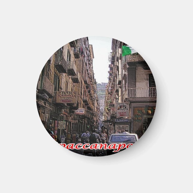 IT - Italy - Naples - Spaccanapoli Magnet (Front)
