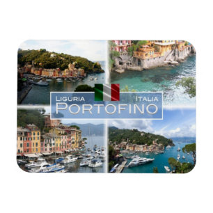 IT Italy - Portofino - Baia - Molo e Scogliera - Magnet