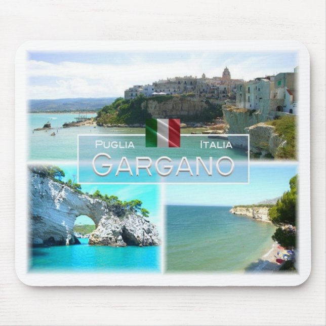 IT Italy - Puglia - Gargano - Mouse Mat (Front)