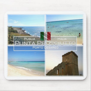 IT Italy - Puglia - Punta Prosciutto - Mouse Mat