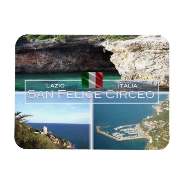 IT Italy - San Felice Circeo - Magnet (Horizontal)