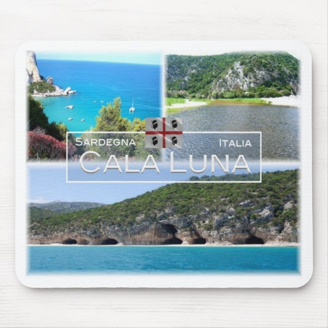 IT Italy - Sardegna - Cala Luna - Mouse Mat (Front)