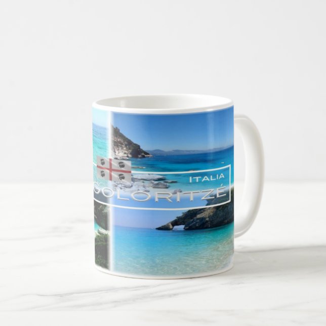IT - Italy - Sardinia - Baunei - Cove  Goloritzé - Coffee Mug (Front Right)