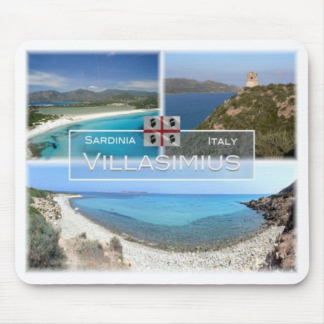 IT Italy - Sardinia - Villasimius - Mouse Mat (Front)