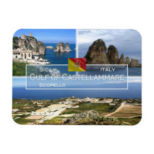 IT Italy - Scopello - Gulf of Castellamare - Magnet
