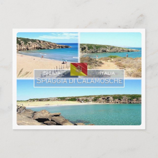 IT Italy - Sicily - Spiaggia di Calamosche - Postcard (Front)