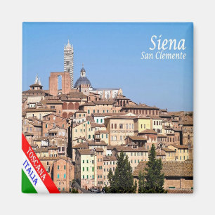 IT - Italy - Siena - View San Clememte Magnet