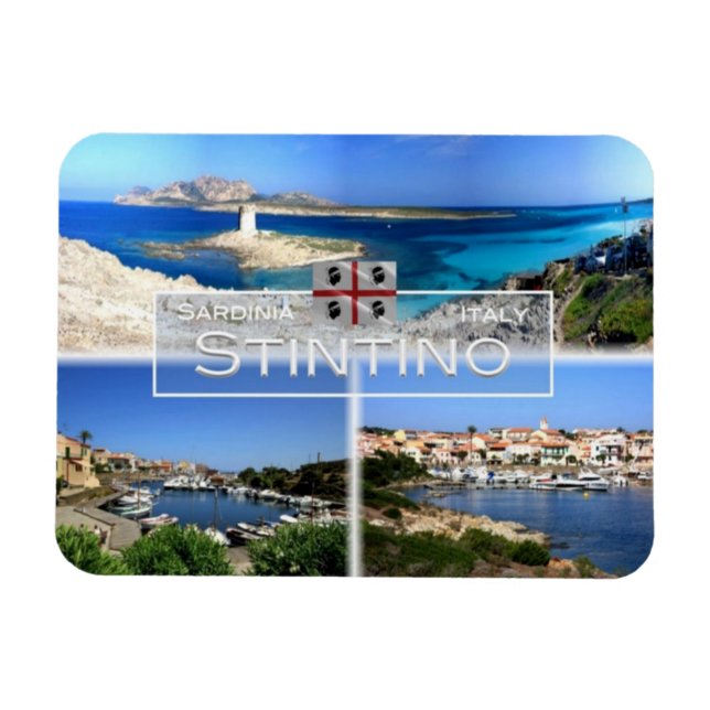 IT Italy - Stintino - Pelosa Tower - Magnet (Horizontal)