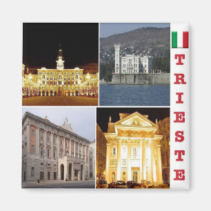 IT - Italy - Trieste - Collage Mosaic Magnet
