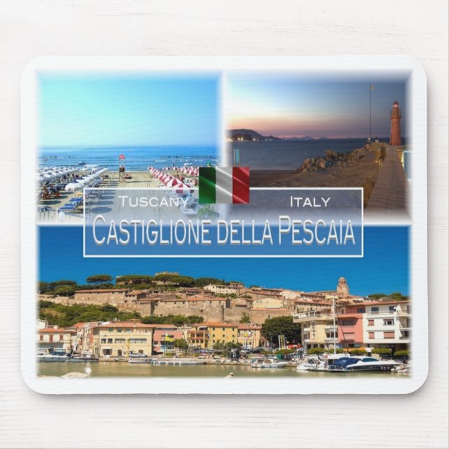 IT Italy - Tuscany - Castiglione della Pescaia - Mouse Mat (Front)