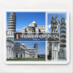 IT Italy - Tuscany - Pisa - The Leaning Tower - Mouse Mat