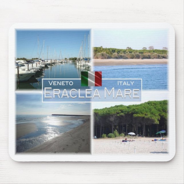IT Italy - Veneto - Eraclea Mare - Pinewood - Mouse Mat (Front)