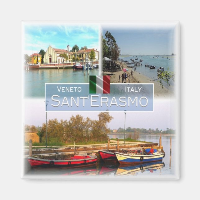 IT Italy # Veneto -  Sant'Erasmo - Magnet (Front)