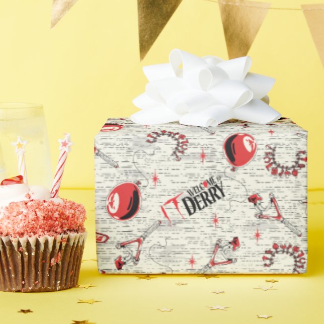 IT Kids Toys Pattern Wrapping Paper (Birthday Party)