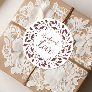 It labels Brown for Articles Handmade Craftsmen