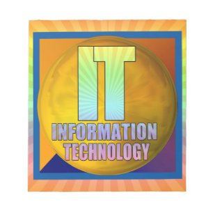 IT LOGO - INFORMATION TECHNOLOGY NOTEPAD