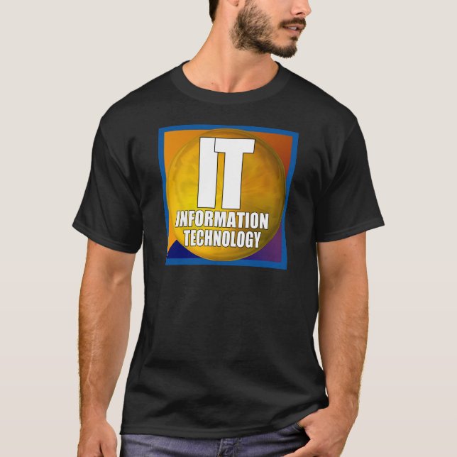 IT LOGO - INFORMATION TECHNOLOGY T-Shirt (Front)