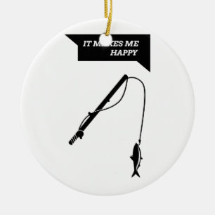 It Makes Me Happy_Fisihng Rod Ceramic Tree Decoration
