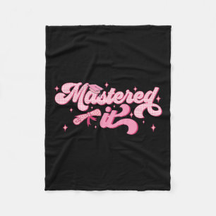 It Masters Degree Graduate Mba Graduation Fleece Blanket