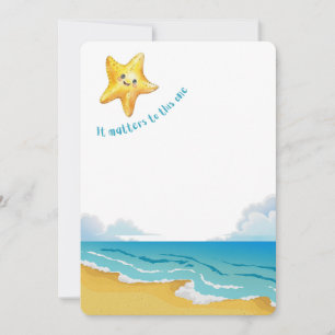 It Matters to This One, Starfish Story. Holiday Card