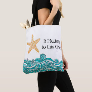 It Matters to This One Starfish Tote Bag