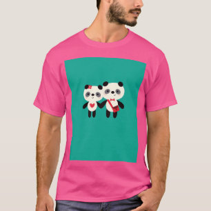 It Must Be Love - Preppy Pandas T-Shirt