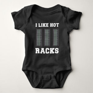 IT Network Programmer Computer Science Server Rack Baby Bodysuit