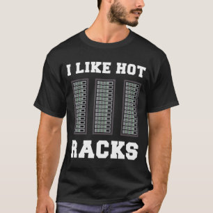 IT Network Programmer Computer Science Server Rack T-Shirt