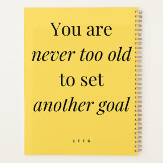 It never gets easier, you just get better planner