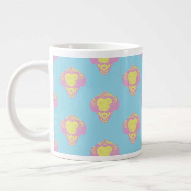 IT | Pennywise Pastel Head Pattern Large Coffee Mug (Left)