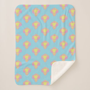 IT   Pennywise Pastel Head Pattern Sherpa Blanket