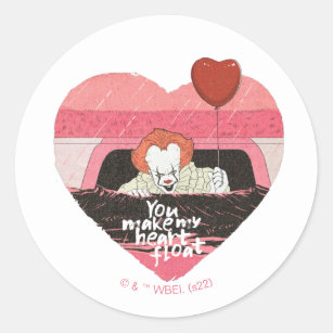 IT   Pennywise - You Make My Heart Float Classic Round Sticker
