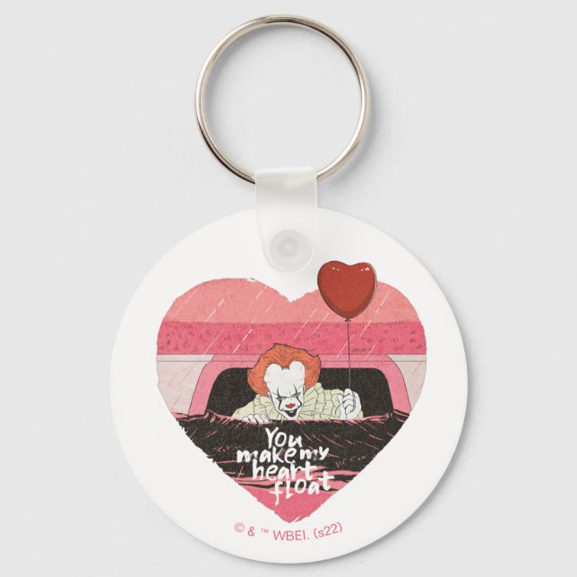IT | Pennywise - You Make My Heart Float Key Ring (Front)