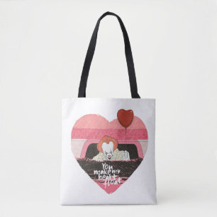 IT Pennywise - You Make My Heart Float Tote Bag